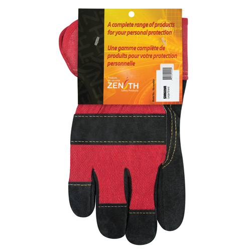 Superior Warmth Winter-Lined Fitters Gloves, Large, Split Cowhide Palm, Thinsulate Inner Lining Solutions industrielles ALPHA