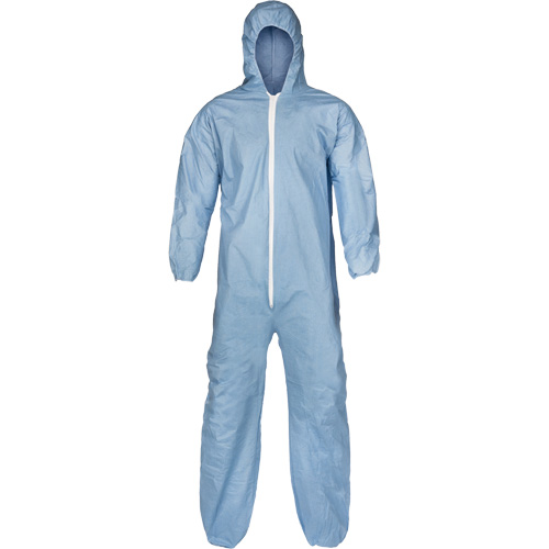 Combinaison ignifuge Pyrolon Plus 2, Petit, Bleu, Tissu ignifug&eacute; Solutions industrielles ALPHA