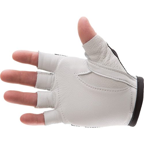Anti-Impact Left-Hand Glove, Size Large, Goatskin/Split Leather Palm Solutions industrielles ALPHA