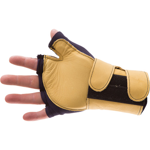 Gants de protection sup&eacute;rieure contre les impacts & les microtraumarismes r&eacute;p&eacute;t&eacute;s, main droite, Taille T-petit, Paume Cuir fleur Solutions industrielles ALPHA