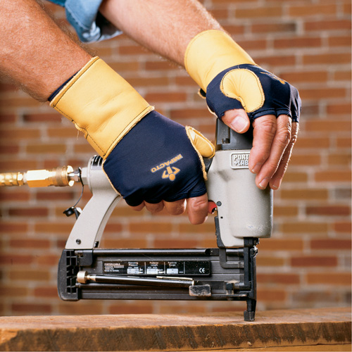 Gants de protection sup&eacute;rieure contre les impacts & les microtraumarismes r&eacute;p&eacute;t&eacute;s, main droite, Taille T-petit, Paume Cuir fleur Solutions industrielles ALPHA