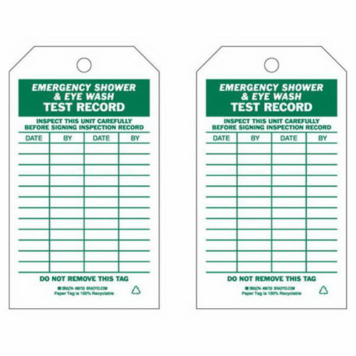 &eacute;tiquettes de rapport d'essai/inspection, Papier, 4" la x 7" h, Anglais Solutions industrielles ALPHA