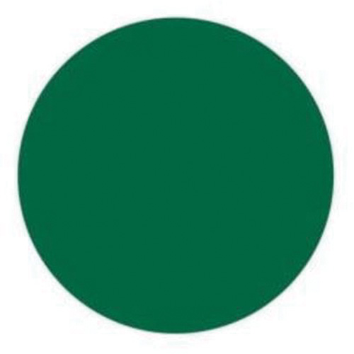 Round Write-On Labels, Circle, 1.5" L x 1.5" W, Green Solutions industrielles ALPHA