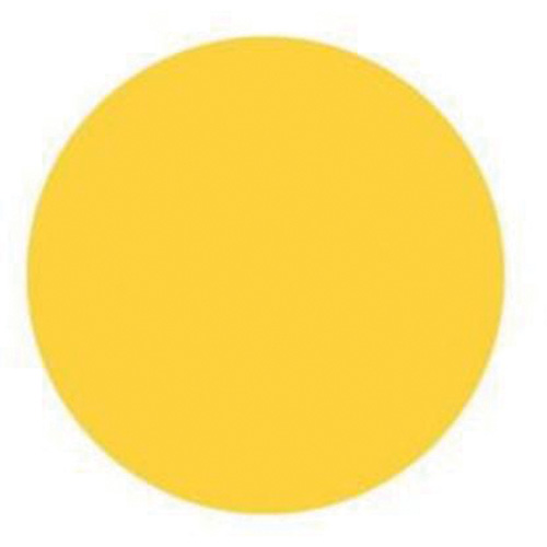 &eacute;tiquettes rondes inscriptibles, Cercle, 1,5" lo x 1,5" la, Jaune Solutions industrielles ALPHA