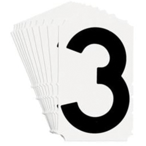&eacute;tiquettes de lettres et chiffres gothiques individuels Quick-Align, 3, 4" h, Noir Solutions industrielles ALPHA