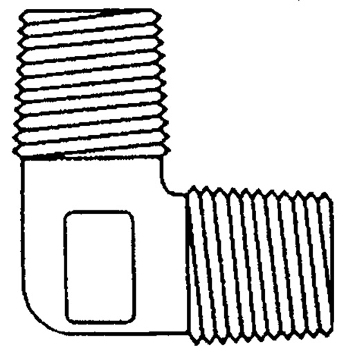 Male Pipe Elbow 90 Solutions industrielles ALPHA
