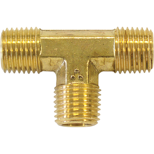 Male Pipe Tee, Brass, 1/2" Solutions industrielles ALPHA