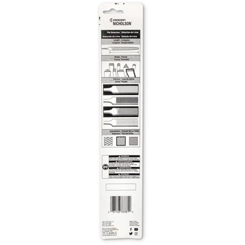 Lime d'affûtage, Plat, 8", Simple/double Solutions industrielles ALPHA