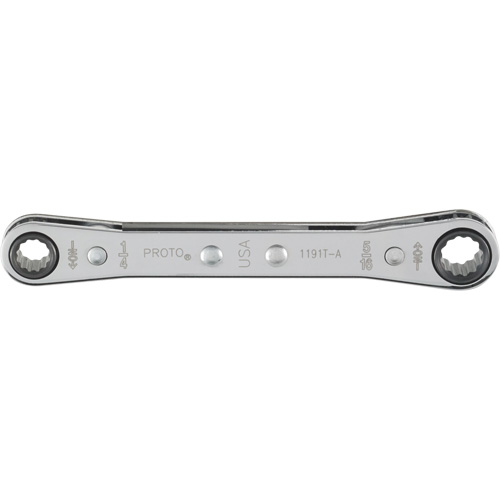 Cl&eacute; &agrave; cliquet polygonale double, 12 pans, 1/4" x 5/16", Fini Poli Solutions industrielles ALPHA