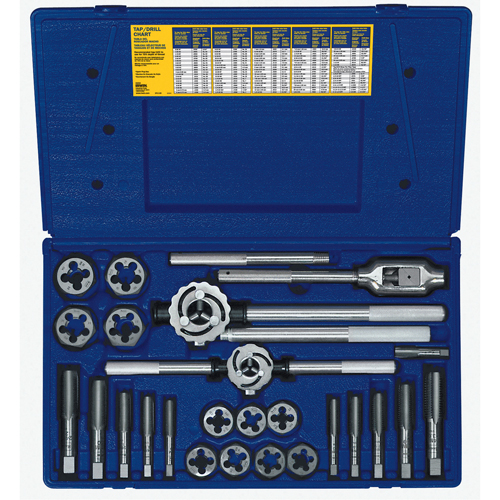Hanson&reg; Metric Tap & Hex Die Set, 25 Pieces Solutions industrielles ALPHA