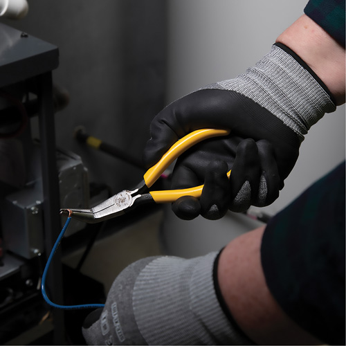 Pince &agrave; bec long recourb&eacute;e, 6-1/4" lo Solutions industrielles ALPHA