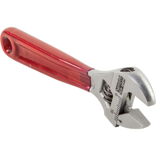 Adjustable Wrench, 4-1/2" L, 1/2" Max Width, Chrome/Polished Solutions industrielles ALPHA