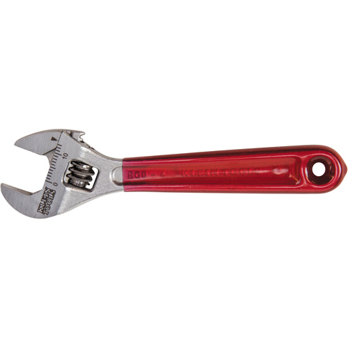 Adjustable Wrench, 4-1/2" L, 1/2" Max Width, Chrome/Polished Solutions industrielles ALPHA