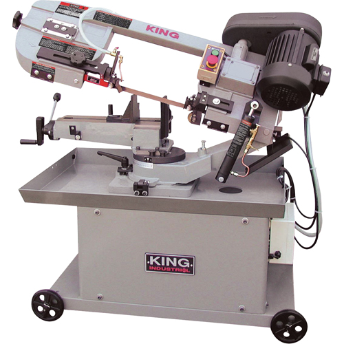 Metal Cutting Dual Swivel Band Saws, Horizontal/Vertical, Round 7" and 7" x12"  Rectangular Cutting Capacity Solutions industrielles ALPHA