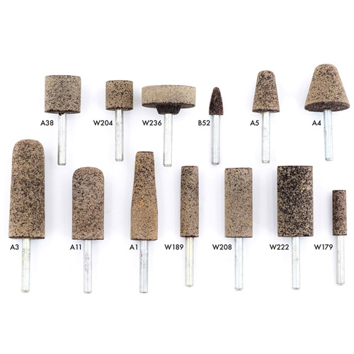 A36Q Resin Bonded Mounted Points, A11, Aluminum Oxide, 11/16" Dia., 2" L, 36 Grit Solutions industrielles ALPHA