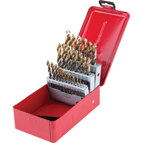 Jobber Drill Set, 29 Pieces, High Speed Steel Solutions industrielles ALPHA