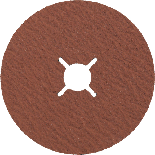 Disque en fibre, C&eacute;ramique, 80, 4-1/2" Dia x 7/8" Arbre Solutions industrielles ALPHA