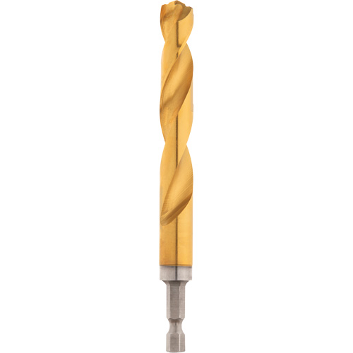 Foret Shockwave, 1/2", Titane, Cannelure 3-21/64, Pointe de 135° Solutions industrielles ALPHA