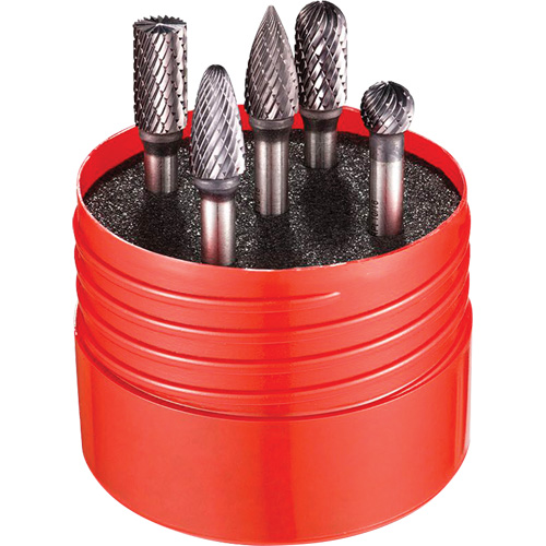Double Cut Rotary Burr Set, 5 Pieces Solutions industrielles ALPHA