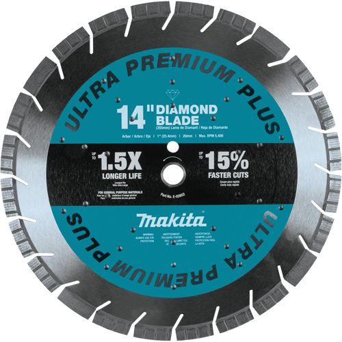 Lame diamant &agrave; bordure segment&eacute;e Ultra-Premium Plus Solutions industrielles ALPHA