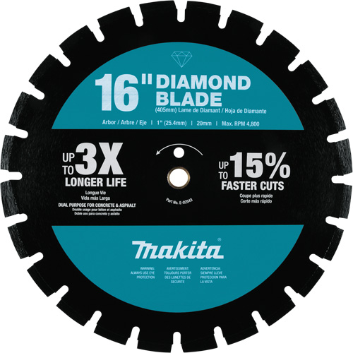 Lame diamant &agrave; bordure segment&eacute;e Solutions industrielles ALPHA
