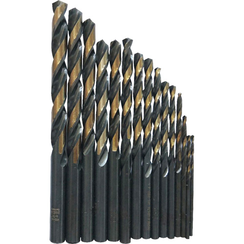 Jobber Length Drill Bit Set, 29 Pieces, High Speed Steel Solutions industrielles ALPHA