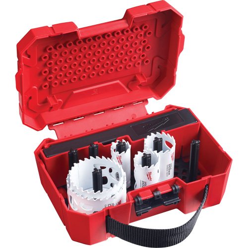 Trousse de scie-cloche &agrave; dents en carbure Hole Dozer, 9 morceaux Solutions industrielles ALPHA