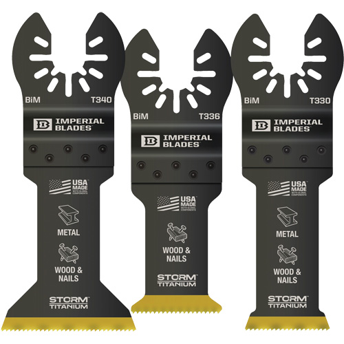 One Fit Storm Titanium Metal & Wood Blade Pack Solutions industrielles ALPHA