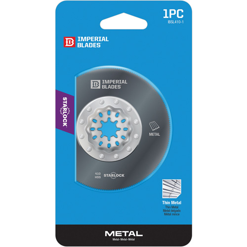Lame segment&eacute;e mince pour le m&eacute;tal Starlock Solutions industrielles ALPHA