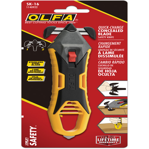 Concealed Blade Safety Cutter Solutions industrielles ALPHA