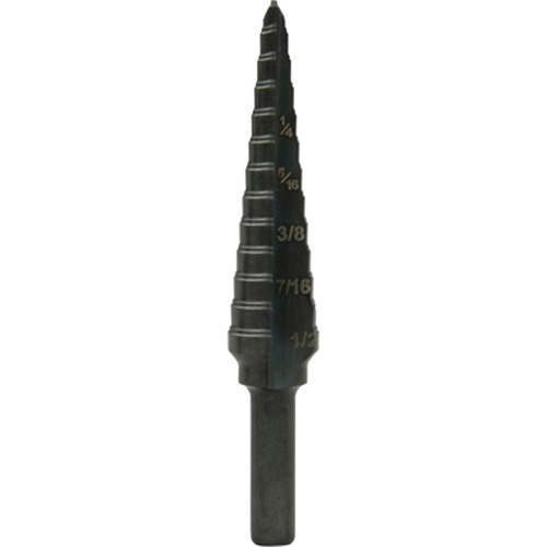 Step Bit, 1/8"/3.2 mm - 1/2"/12.7 mm  Solutions industrielles ALPHA
