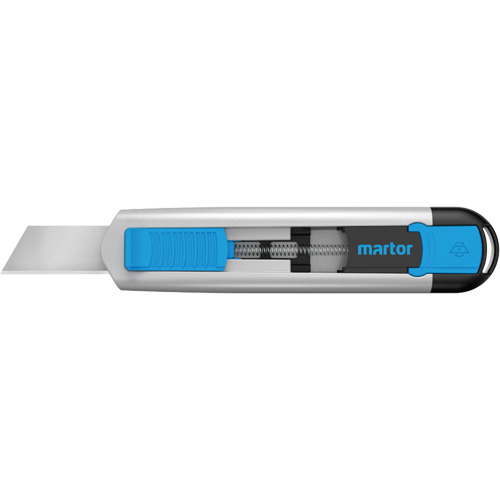 SECUNORM 540 Retractable Knife with Styropor Blade No. 17940, 36 mm, Stainless Steel, Heavy-Duty, Aluminum Handle Solutions industrielles ALPHA