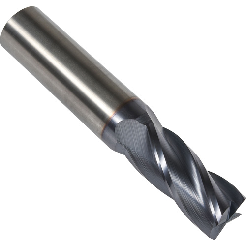 S234 30° Square End Mill, 1/16" Dia., 1-1/2" L, 4 Flutes, 1/8" Shank, Carbide Solutions industrielles ALPHA