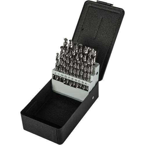 Jobber Length Drill Bit Set, 26 Pieces, High Speed Steel Solutions industrielles ALPHA