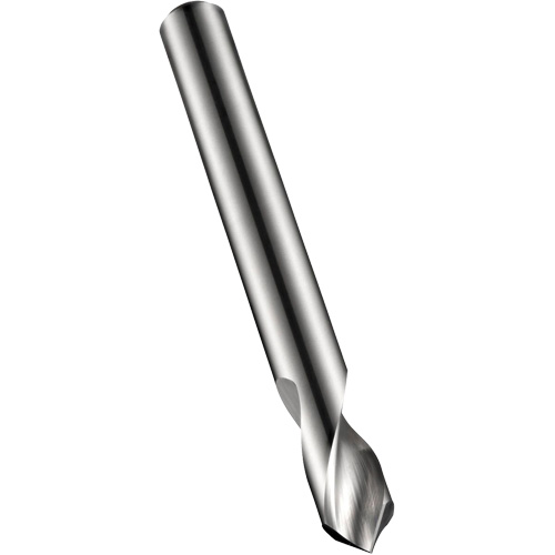 Spotting Drill, 5 mm, Carbide, 16 mm Flute, 90° Point Solutions industrielles ALPHA