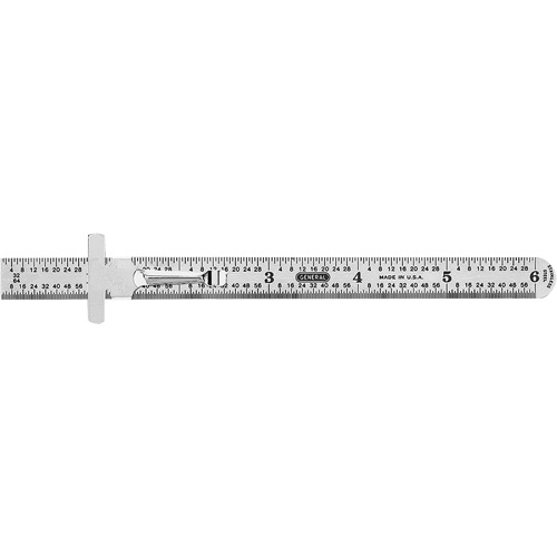 R&egrave;gle de pr&eacute;cision flexible de calibre industriel, 6" lo, Acier Solutions industrielles ALPHA