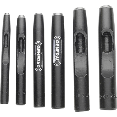 Jeu de poinçons creux en acier, 6 morcea Solutions industrielles ALPHA