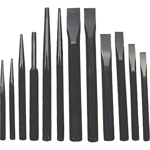IPC-12 Jeu de poinçons et ciseaux surdimensionn&eacute;s, 12 morcea Solutions industrielles ALPHA