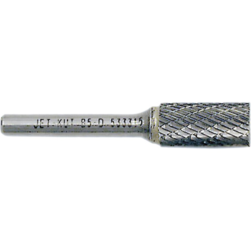 End-Cut Cylindrical Burr, 5/8" Dia., 1/4" Shank, 1" Depth of Cut Solutions industrielles ALPHA