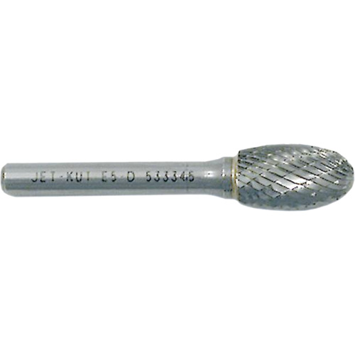 Fraise ovale, 3/8" dia., 1/4" Tige, 3/8" Prof. de la coupe Solutions industrielles ALPHA