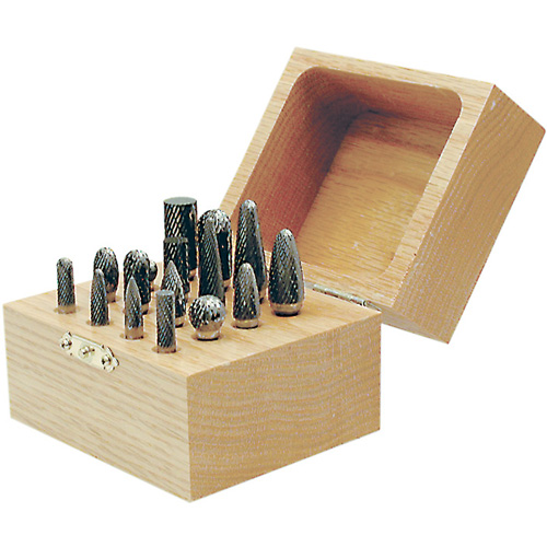 Jeu de fraises au carbure CBK-16 dans un coffret en bois, 16 morcea Solutions industrielles ALPHA