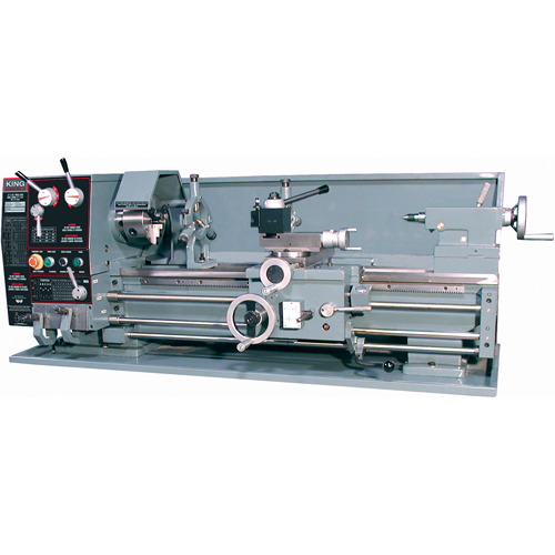 Gearhead Metal Lathe with Taper Attachment & Stand, 65" L x 28" W x 28" H Solutions industrielles ALPHA