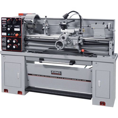 Gearhead Metal Lathes- With Taper Attachment, 75" L x 32" W x 53" H Solutions industrielles ALPHA