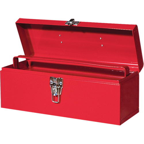 Coffre &agrave; outils portatif ATB100 avec plateau en m&eacute;tal pour outils, 6" P x 16" la x 6-1/2" h, Rouge Solutions industrielles ALPHA