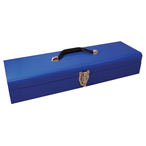 Coffre &agrave; outils compact &agrave; usages multiples, 20" P x 6-1/4" la x 5" h, Bleu Solutions industrielles ALPHA