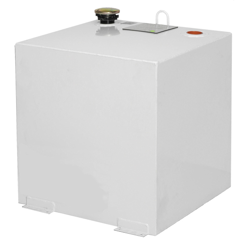 R&eacute;servoir de transfert pour carburant en acier, Acier, Capacit&eacute; 50 gal., Blanc Solutions industrielles ALPHA