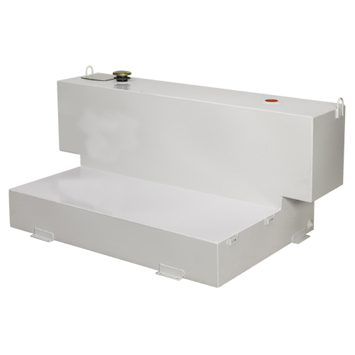 R&eacute;servoir de transfert pour carburant en acier, Acier, Capacit&eacute; 100 gal., Blanc Solutions industrielles ALPHA
