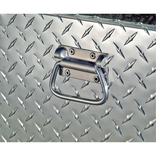R&eacute;servoir de transfert pour carburant & coffre en aluminium, Aluminium, Capacit&eacute; 74 gal., Argent Solutions industrielles ALPHA