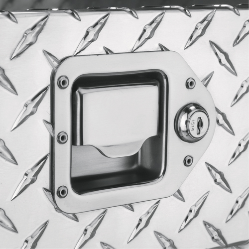 R&eacute;servoir de transfert pour carburant & coffre en aluminium, Aluminium, Capacit&eacute; 74 gal., Argent Solutions industrielles ALPHA