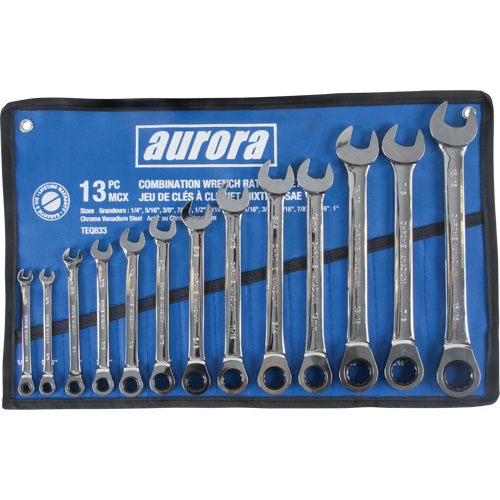 Fixed Head Wrench Set, 13 Pieces, Imperial Solutions industrielles ALPHA
